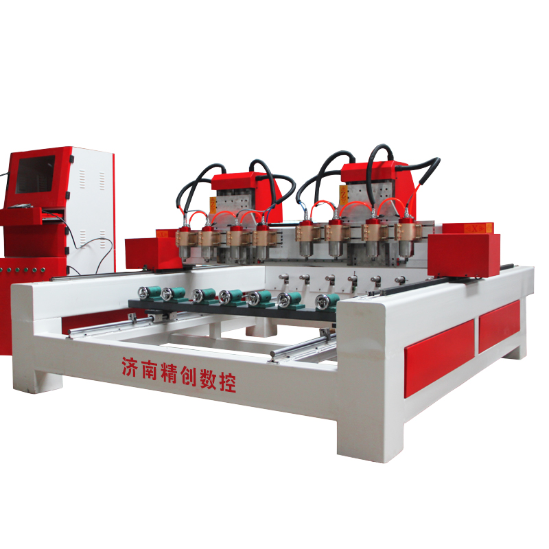 二拖八机头立体雕刻机